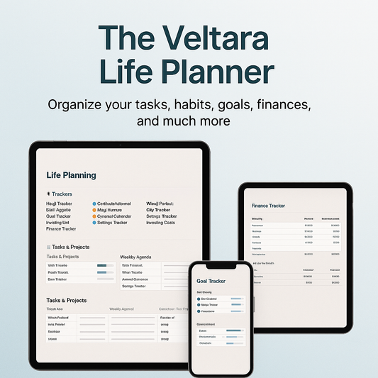 🌿 The Veltara Life & Renewal Planner | Ultimate Notion Dashboard ✨